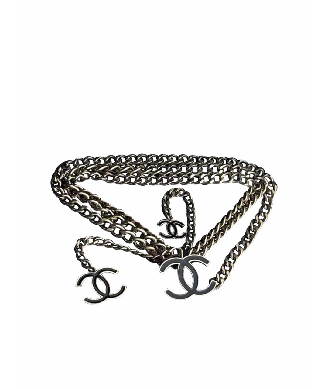 CHANEL Черный ремень, фото 1