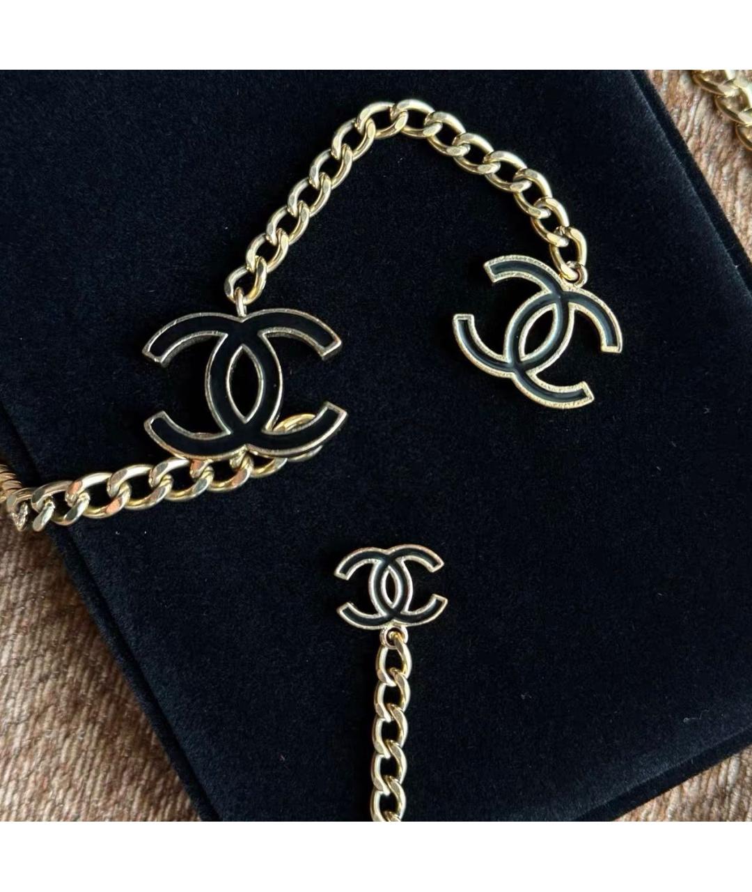 CHANEL Черный ремень, фото 3
