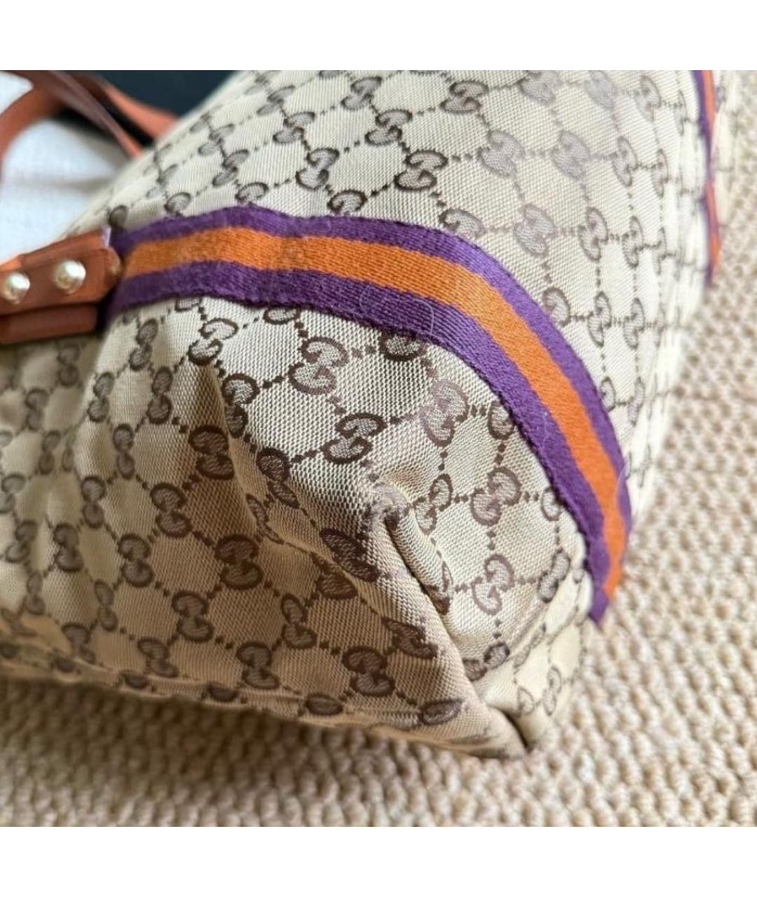 GUCCI Коричневая сумка тоут, фото 6