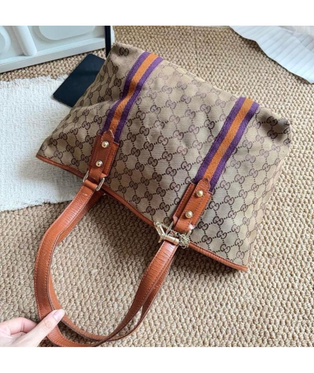GUCCI Коричневая сумка тоут, фото 4