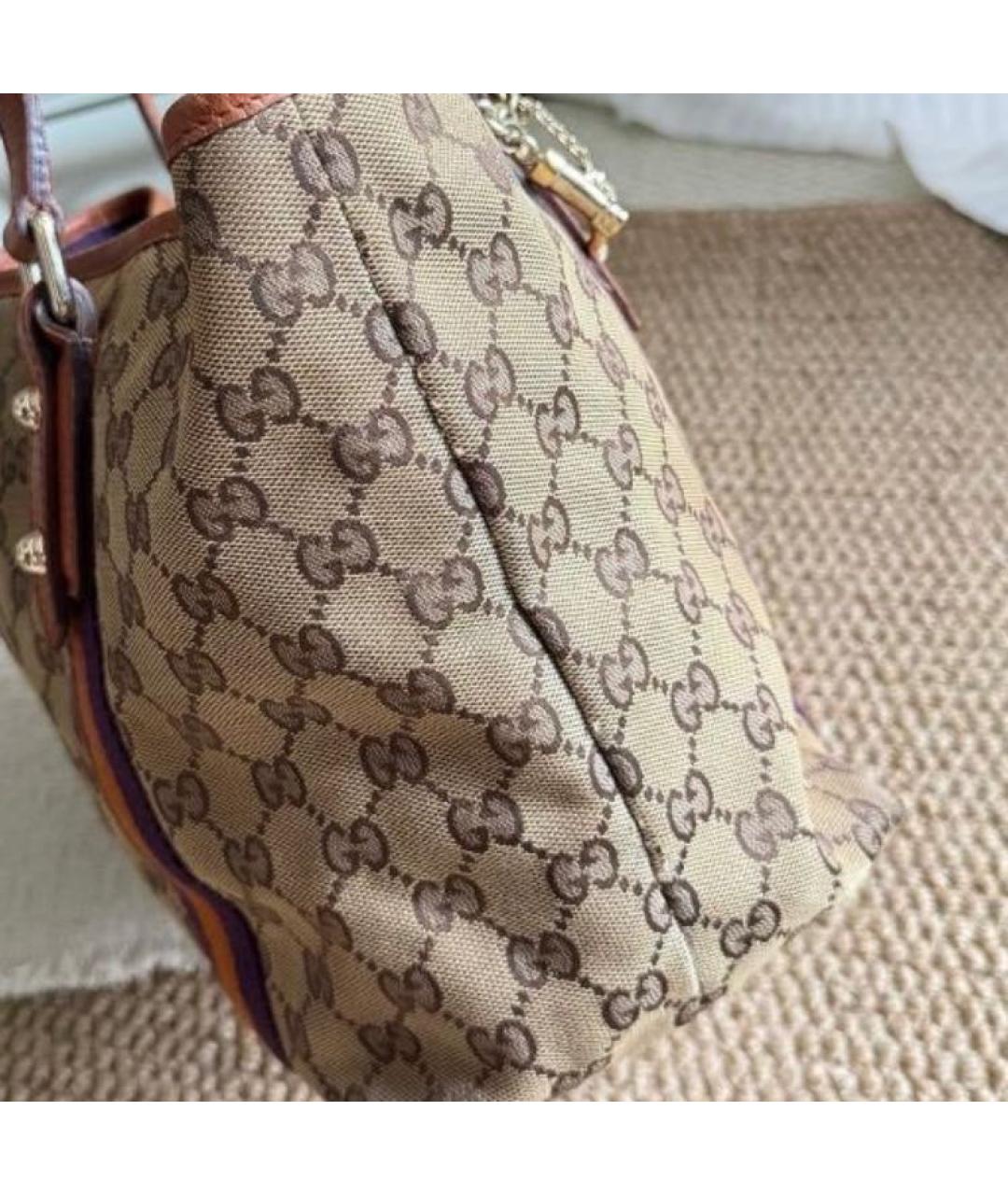 GUCCI Коричневая сумка тоут, фото 7