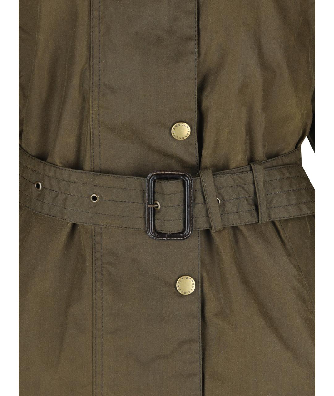 BARBOUR Зеленая хлопковая куртка, фото 4