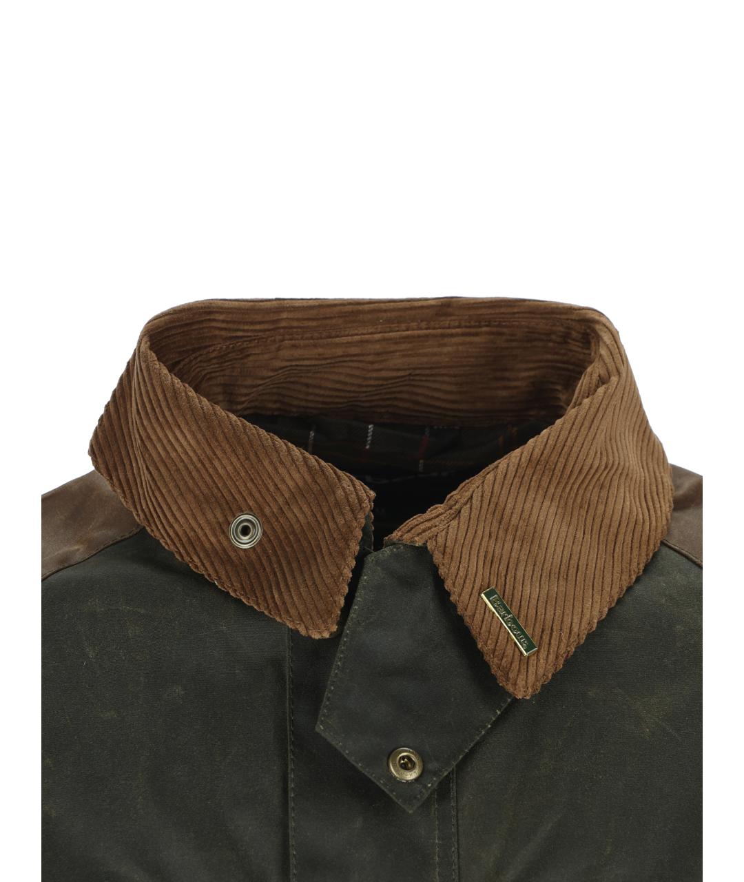 BARBOUR Зеленая хлопковая куртка, фото 4
