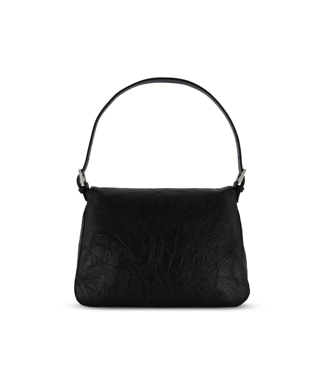 FENDI Черная кожаная сумка через плечо, фото 2