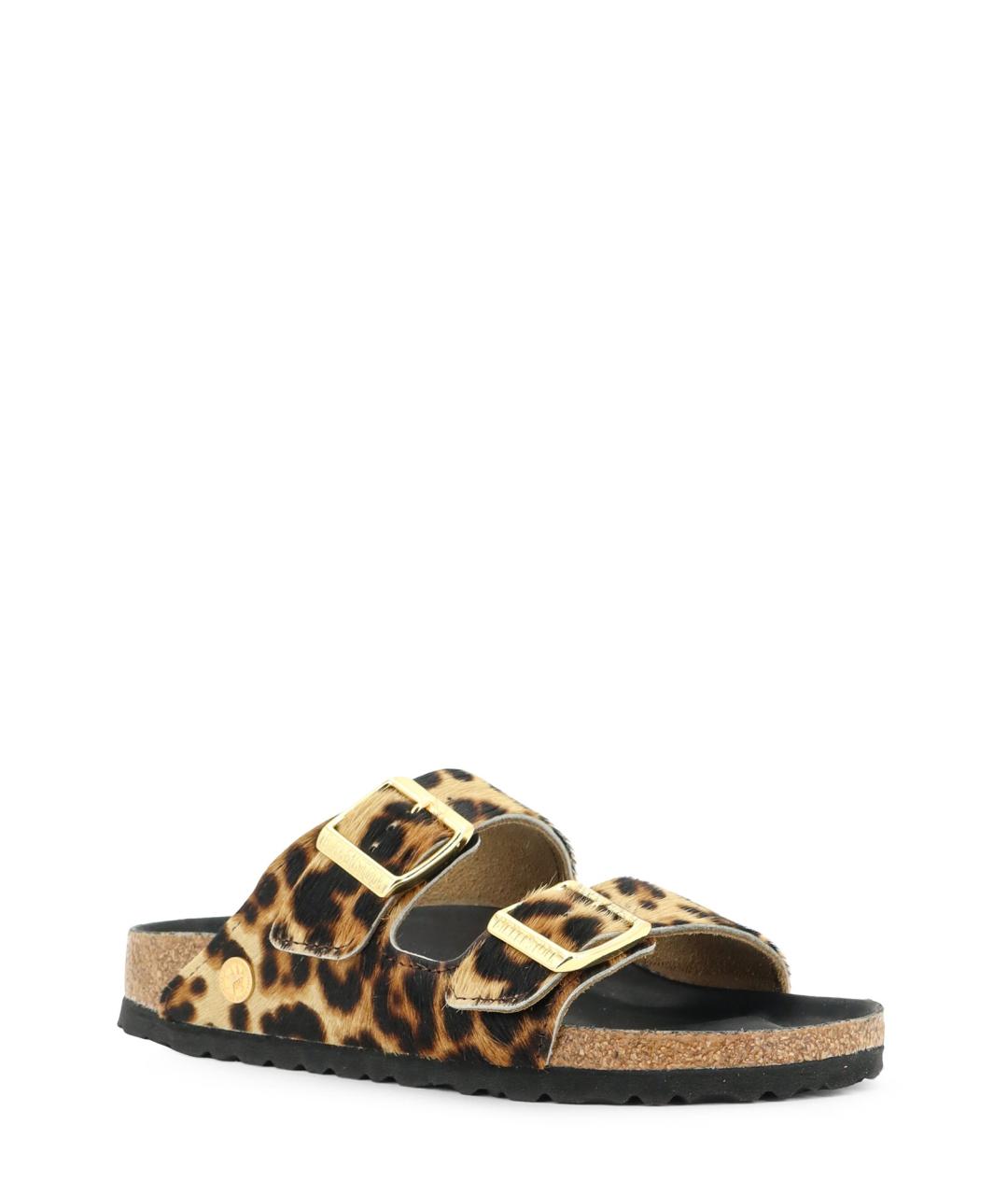 BIRKENSTOCK Мульти кожаные шлепанцы, фото 2