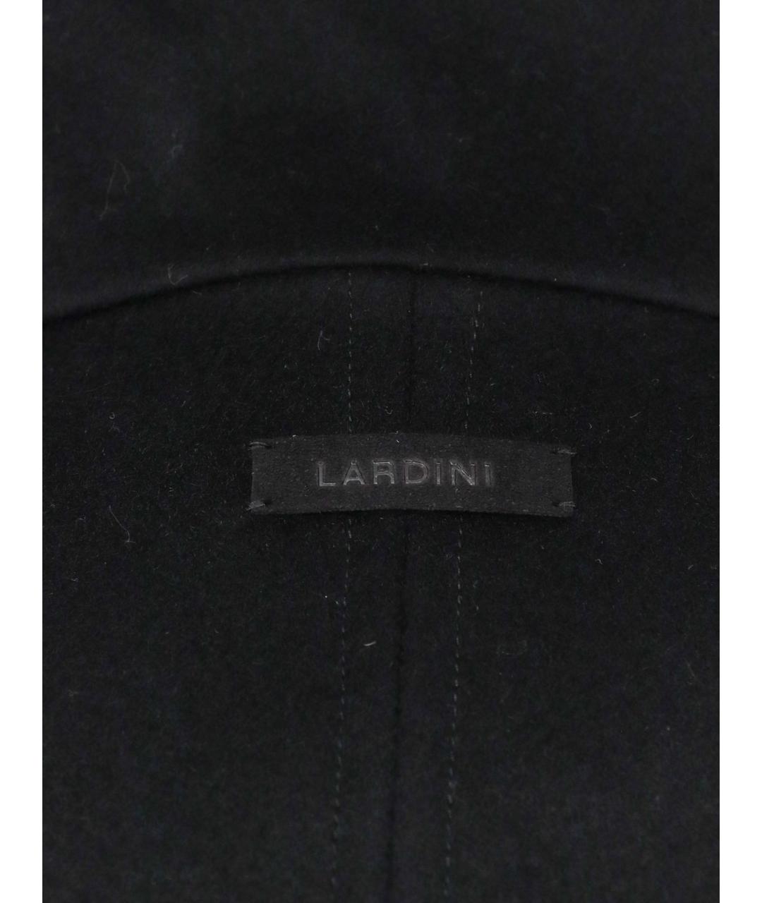 LARDINI Черная шерстяная куртка, фото 3