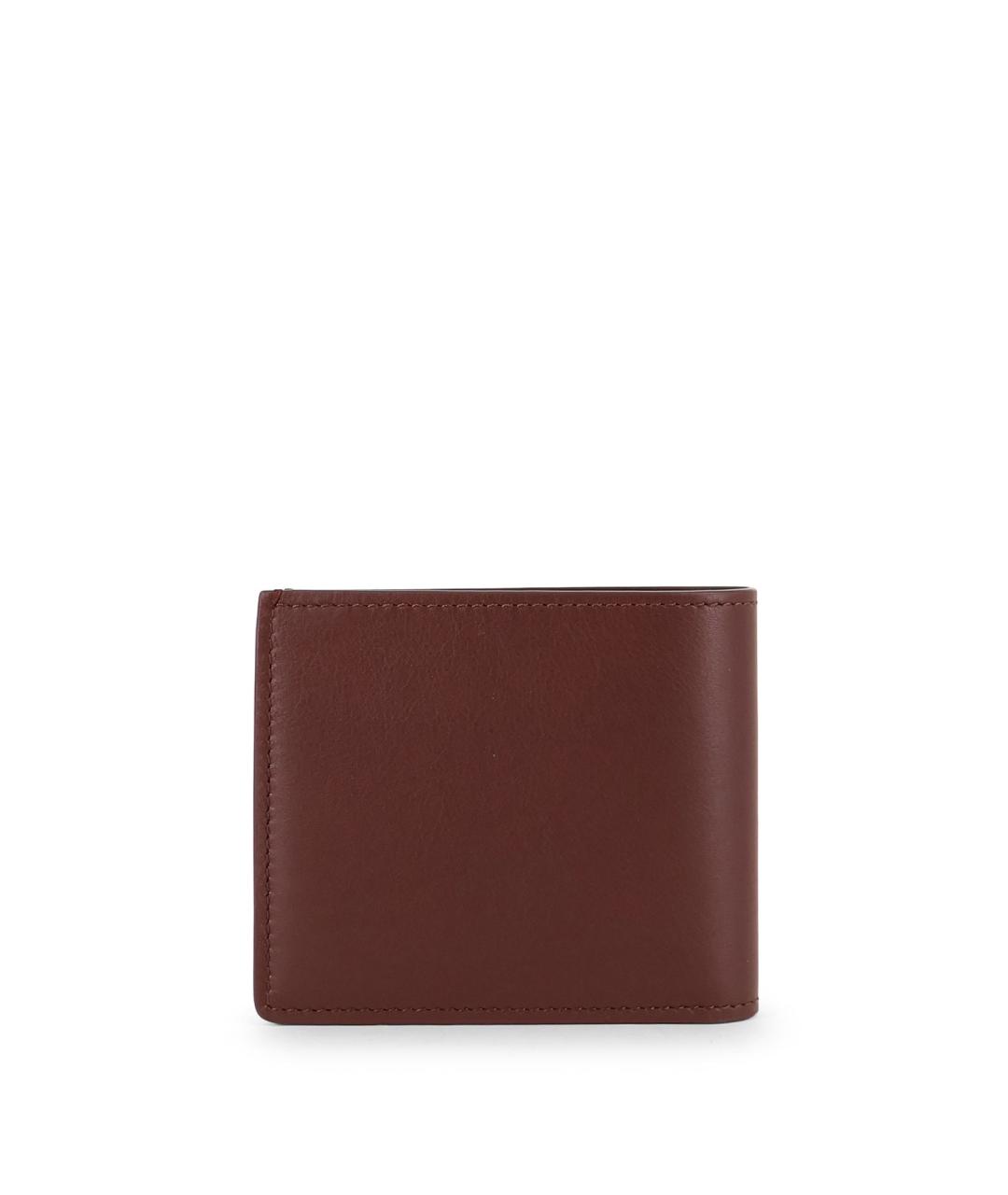 BRUNELLO CUCINELLI Коричневый кожаный кошелек, фото 2