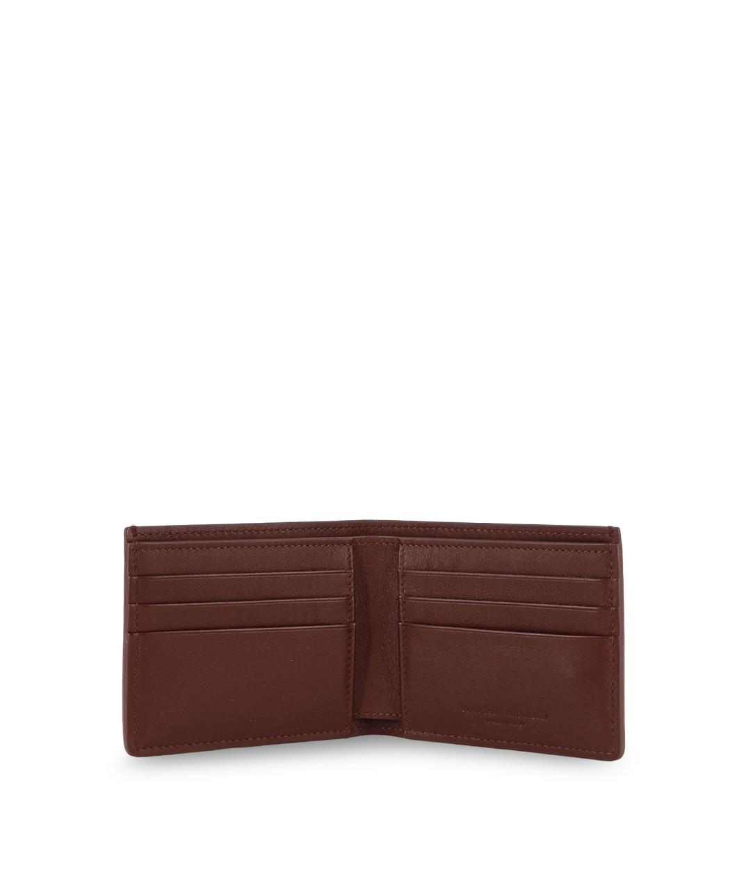 BRUNELLO CUCINELLI Коричневый кожаный кошелек, фото 3