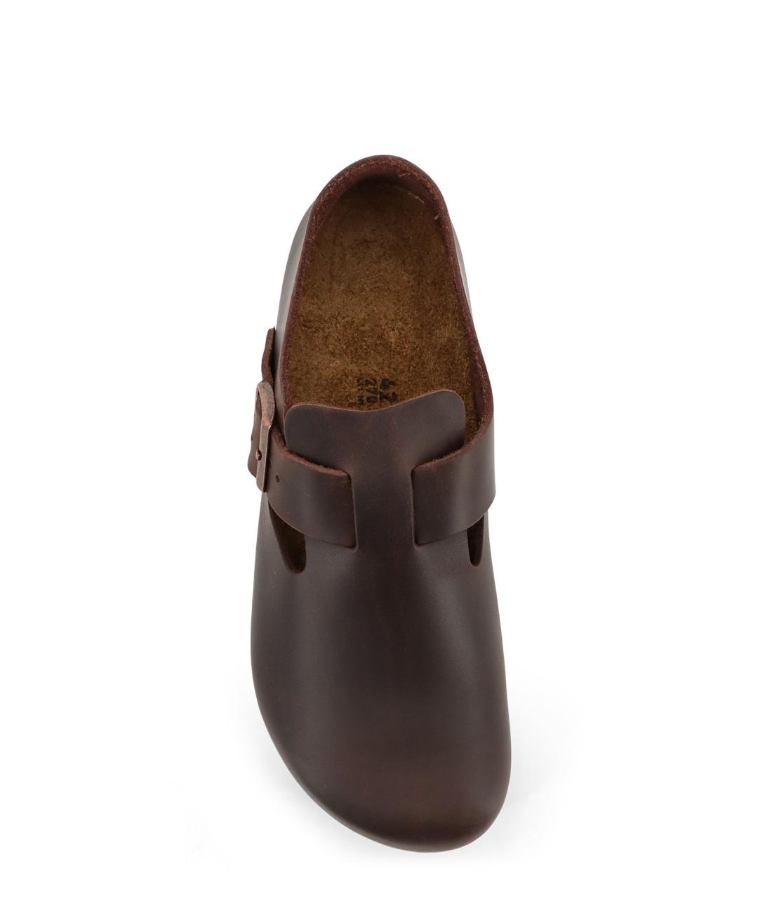 BIRKENSTOCK Коричневые кожаные лоферы, фото 5