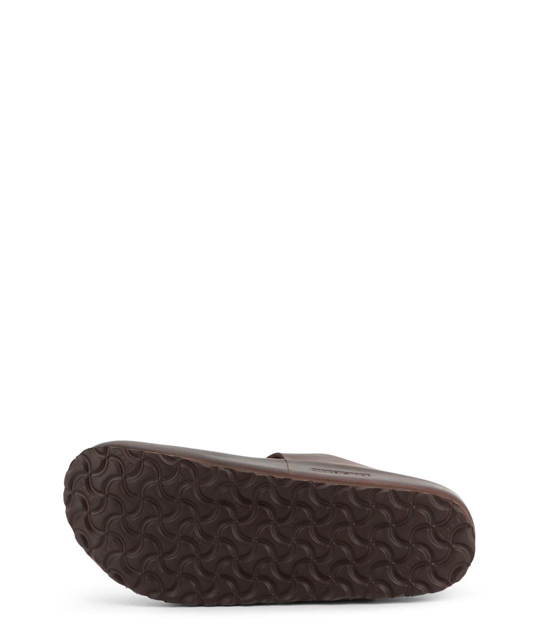 BIRKENSTOCK Коричневые кожаные лоферы, фото 4