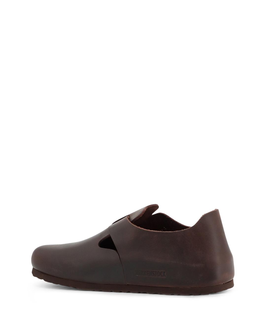 BIRKENSTOCK Коричневые кожаные лоферы, фото 3