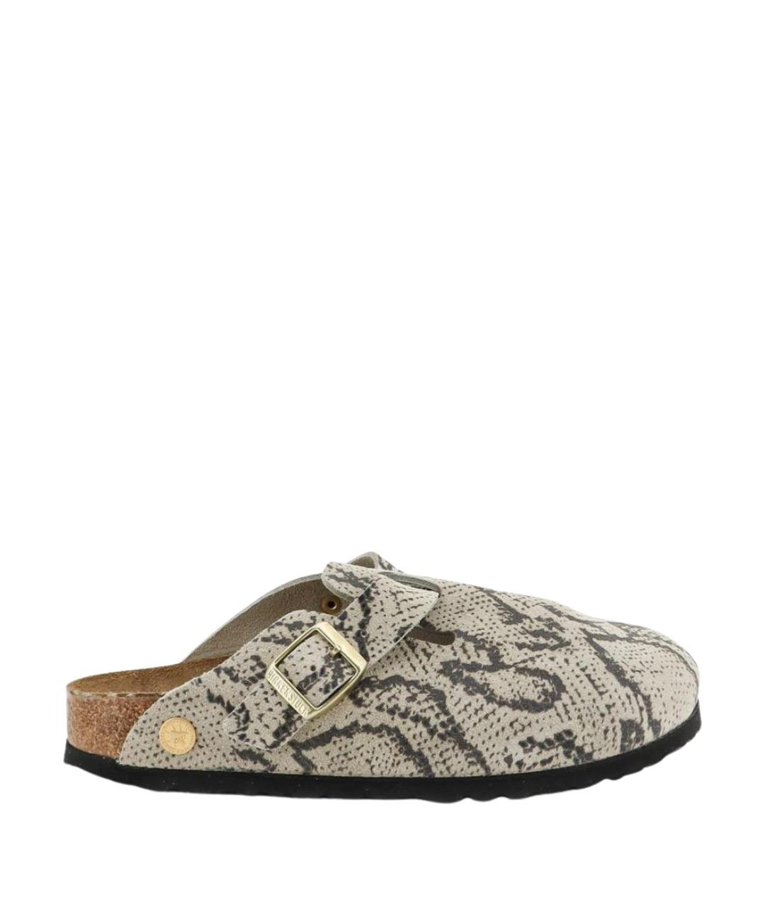 BIRKENSTOCK Мульти замшевые сабо, фото 1