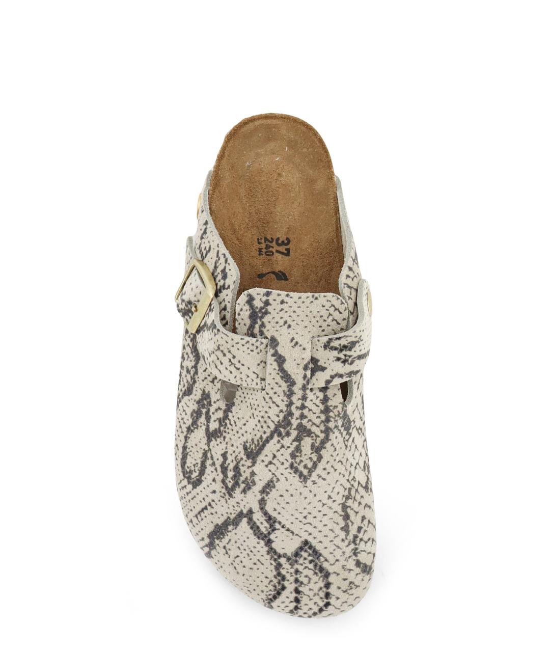 BIRKENSTOCK Мульти замшевые сабо, фото 5
