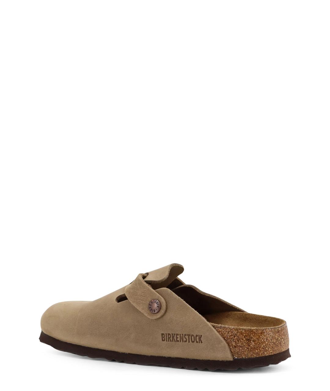 BIRKENSTOCK Коричневые замшевые сабо, фото 3