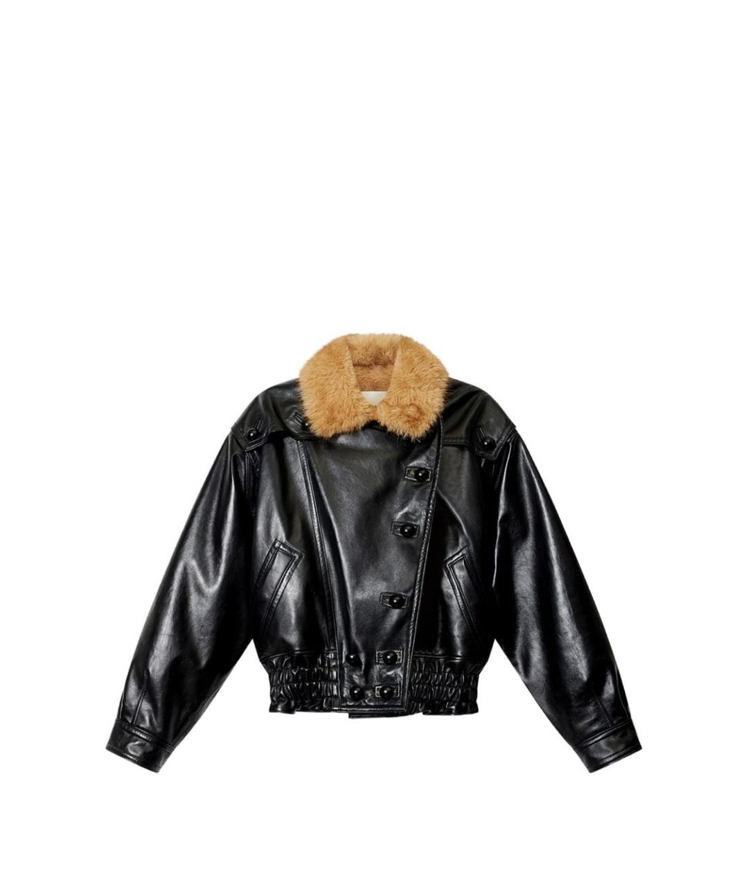ISABEL MARANT Черная кожаная куртка, фото 6