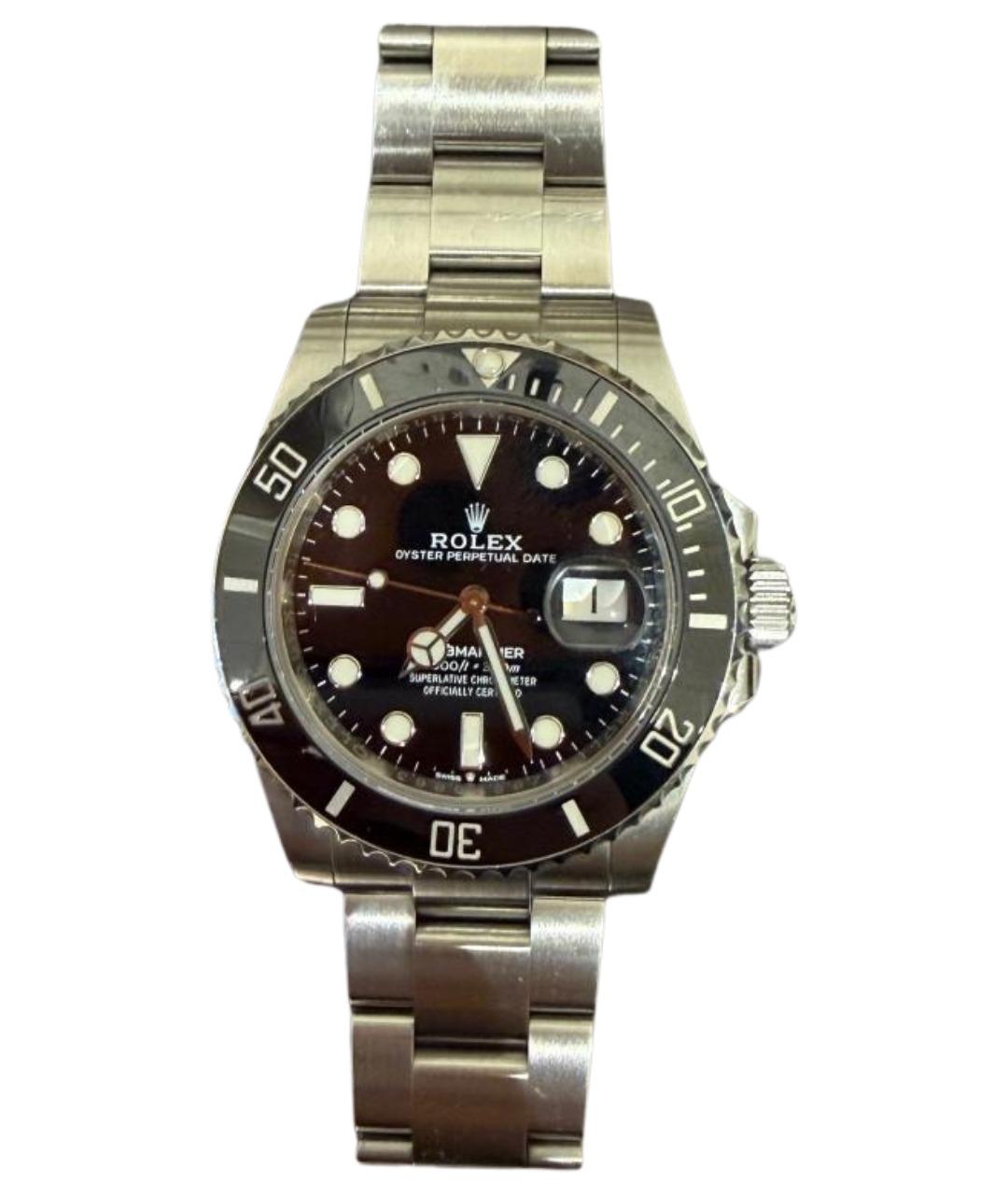ROLEX Серебряные часы, фото 1