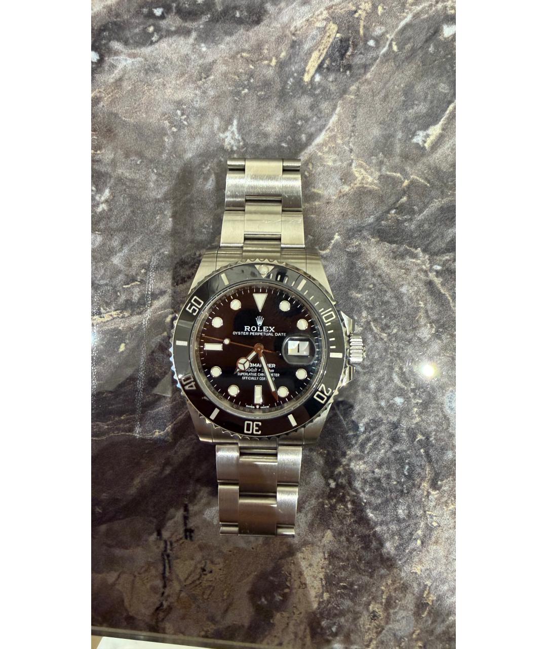 ROLEX Серебряные часы, фото 5