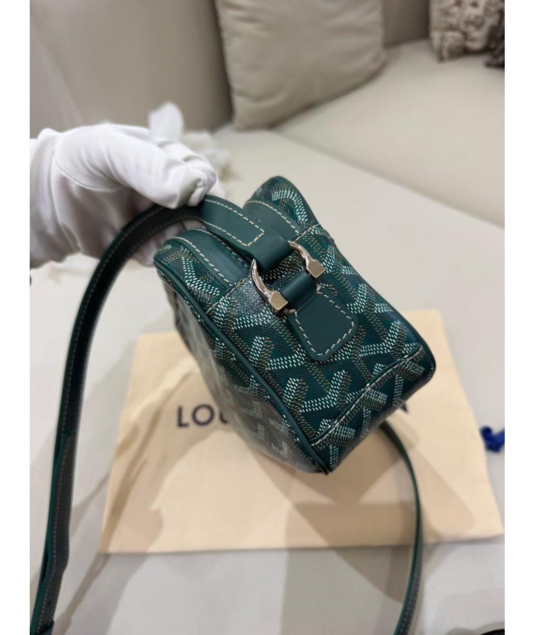 GOYARD Зеленая барсетка, фото 2