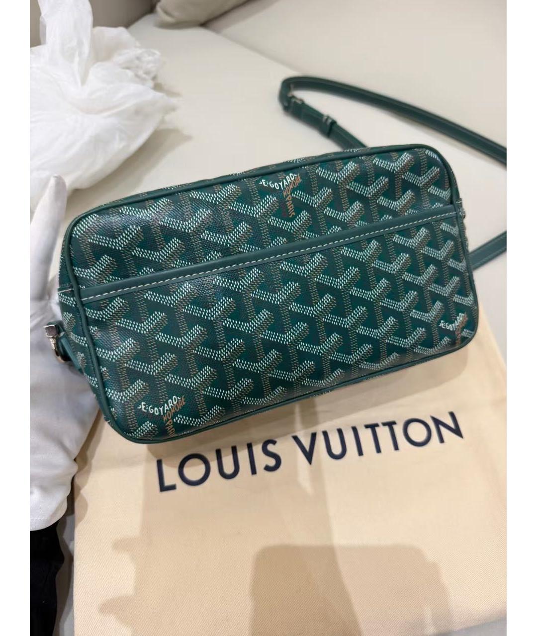 GOYARD Зеленая барсетка, фото 9