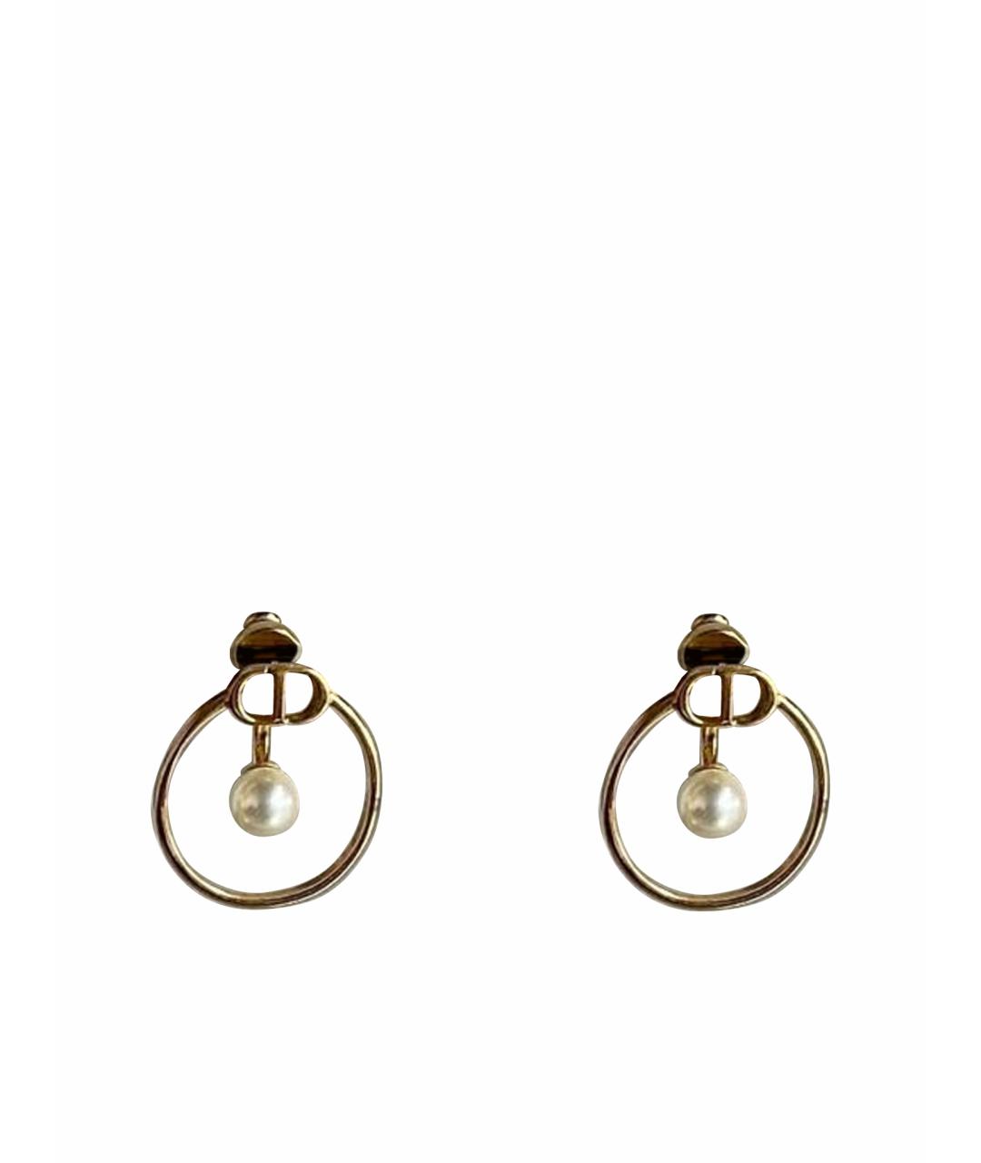 CHRISTIAN DIOR Золотые серьги, фото 1