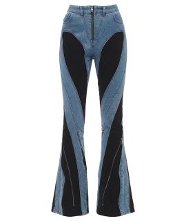 MUGLER Джинсы клеш
