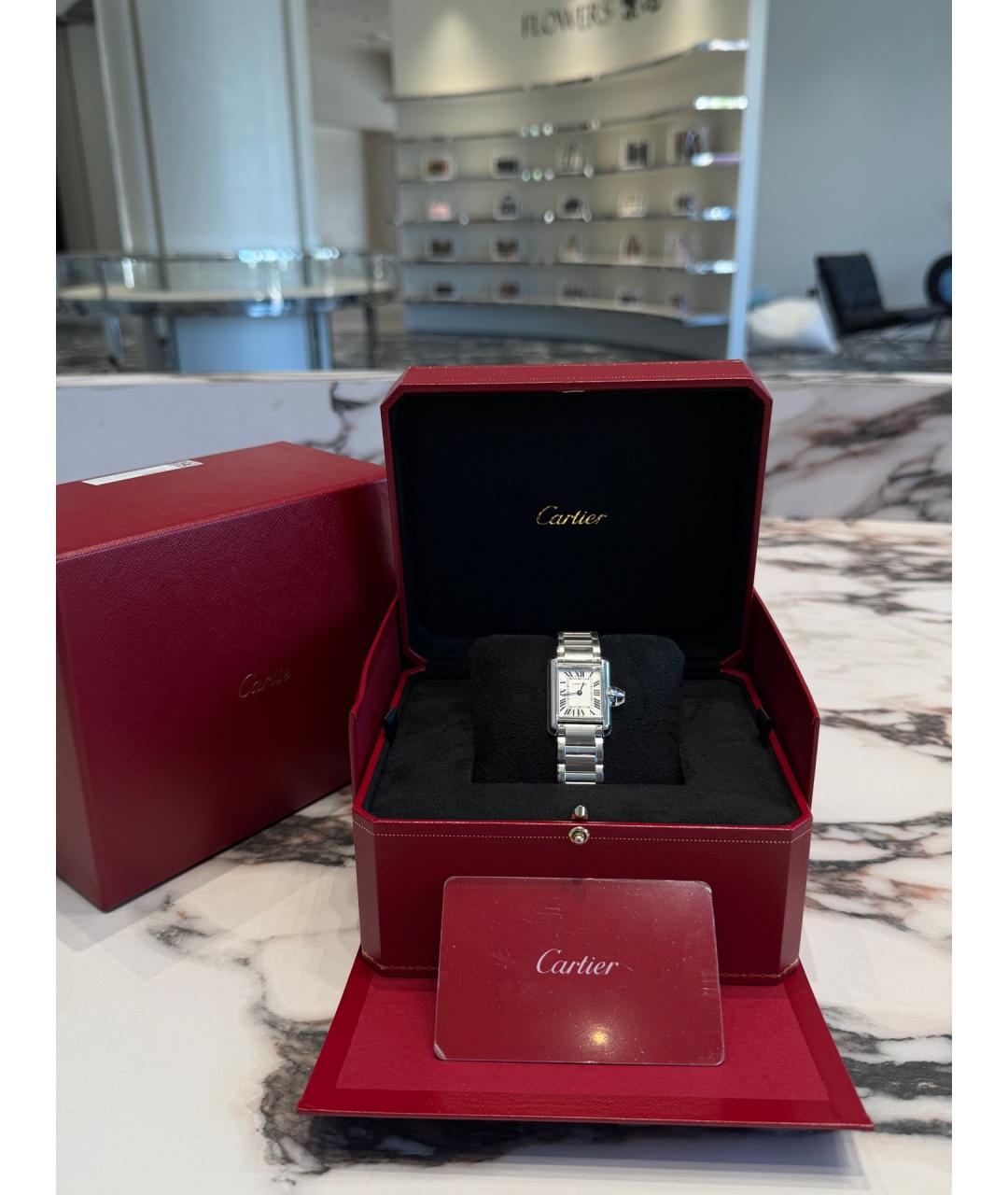 CARTIER Серебряные металлические часы, фото 2