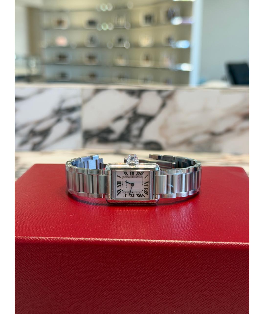 CARTIER Серебряные металлические часы, фото 3