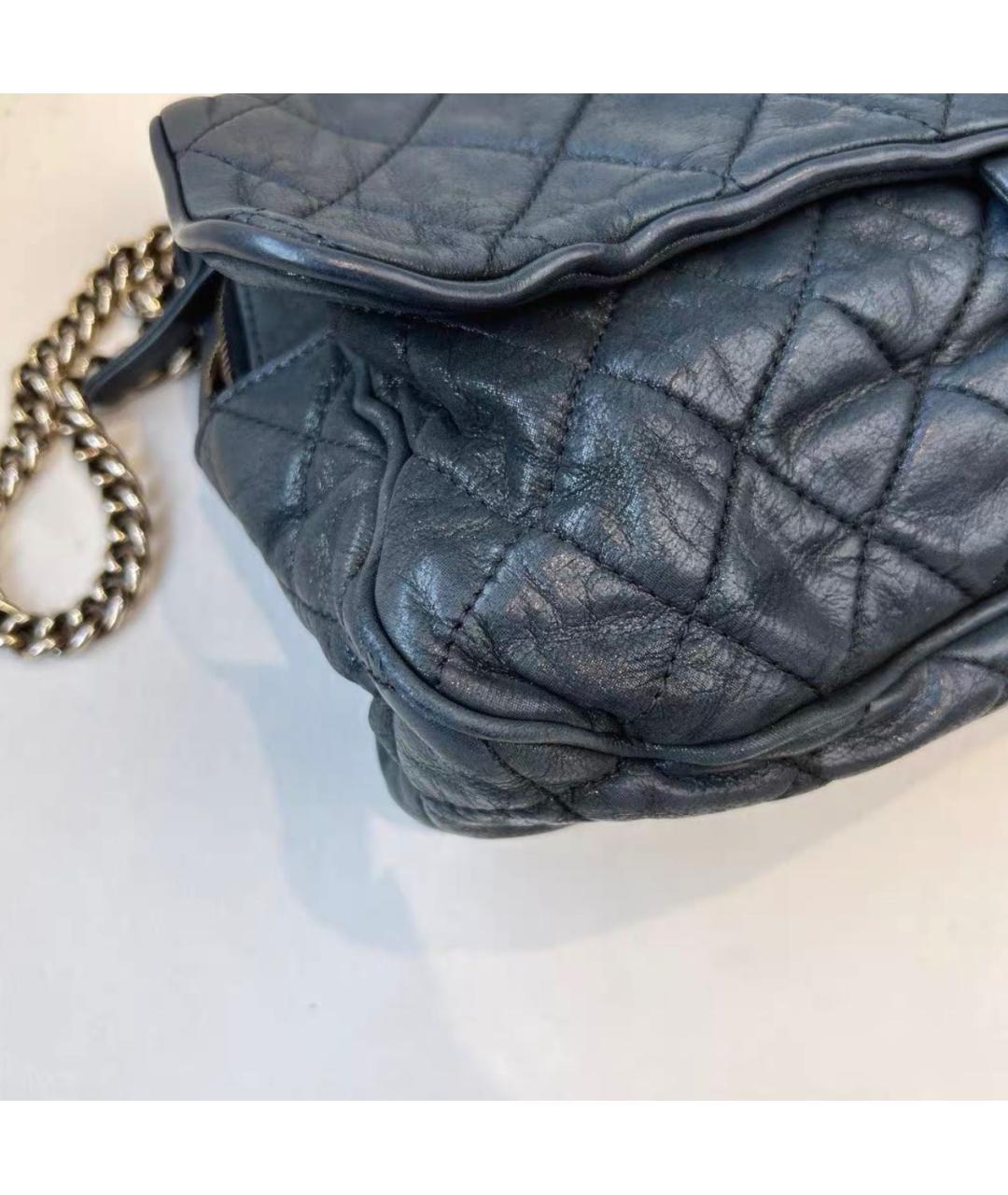 CHANEL Черная кожаная сумка через плечо, фото 4