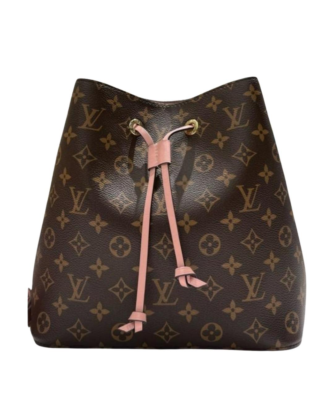 LOUIS VUITTON Коричневая сумка через плечо из канвы, фото 1
