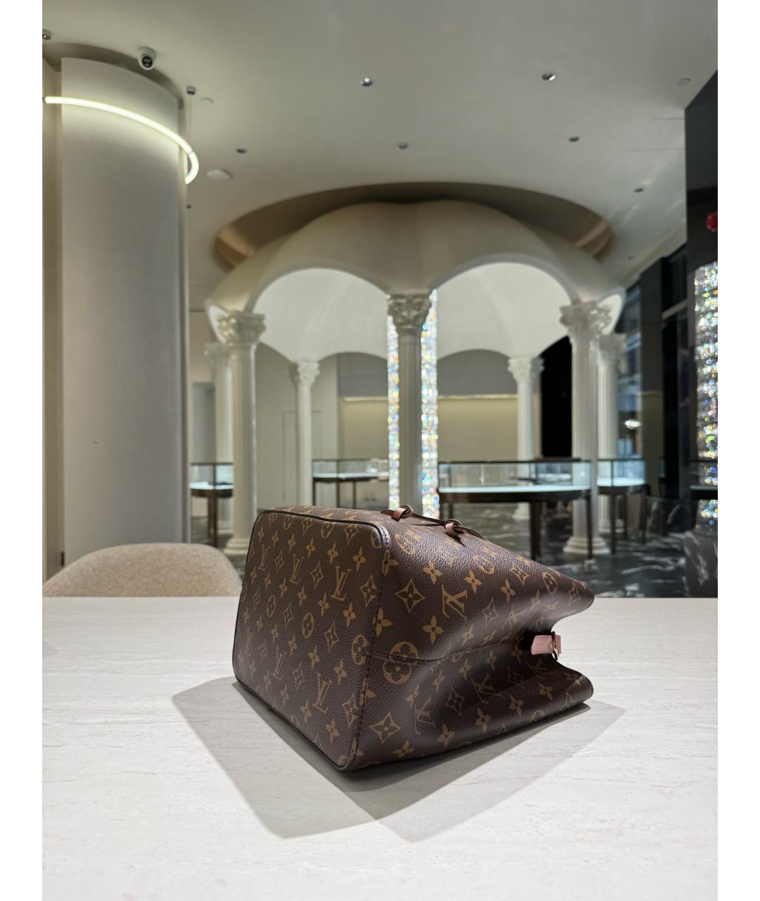 LOUIS VUITTON Коричневая сумка через плечо из канвы, фото 5