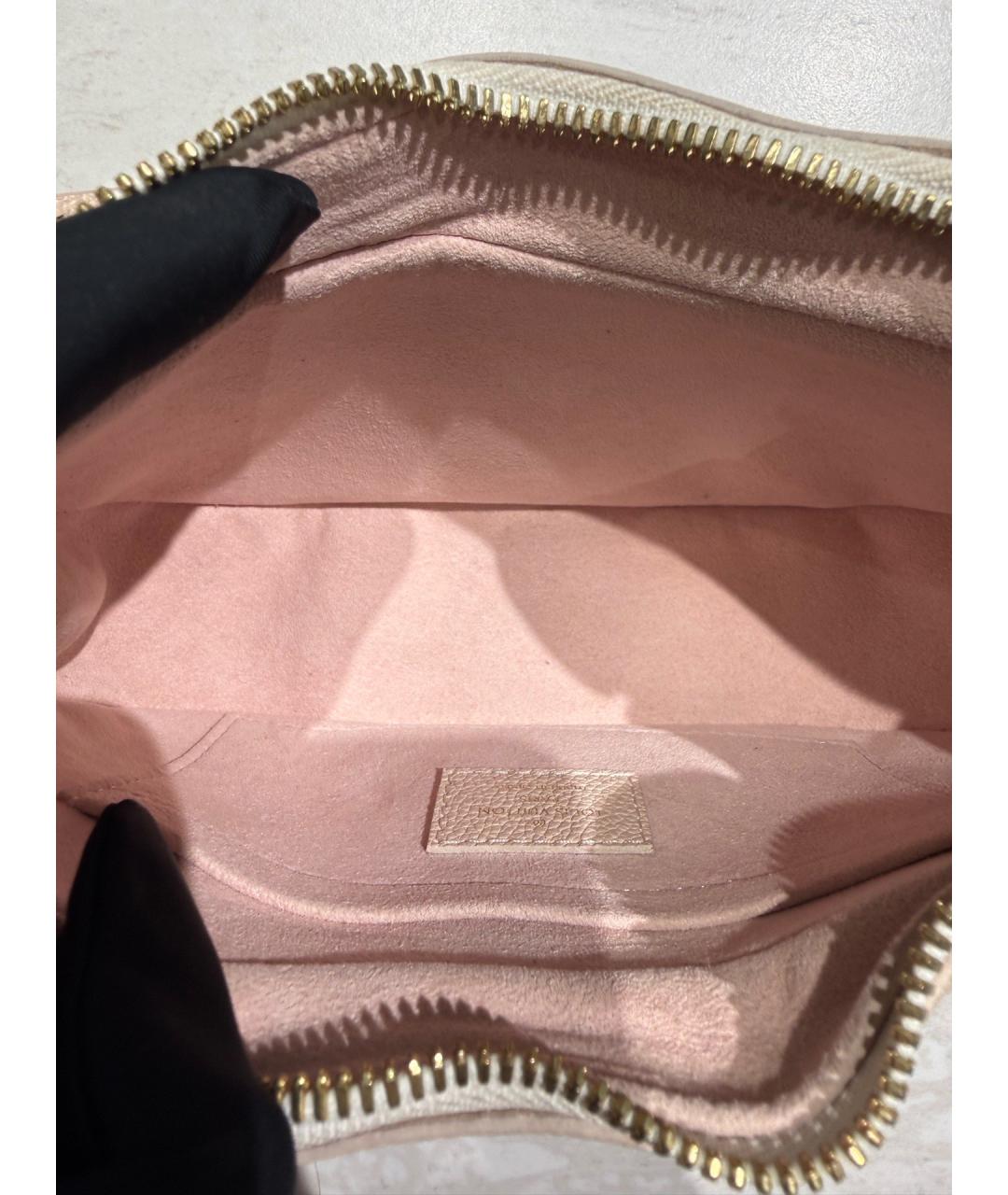 LOUIS VUITTON Розовая кожаная сумка через плечо, фото 6
