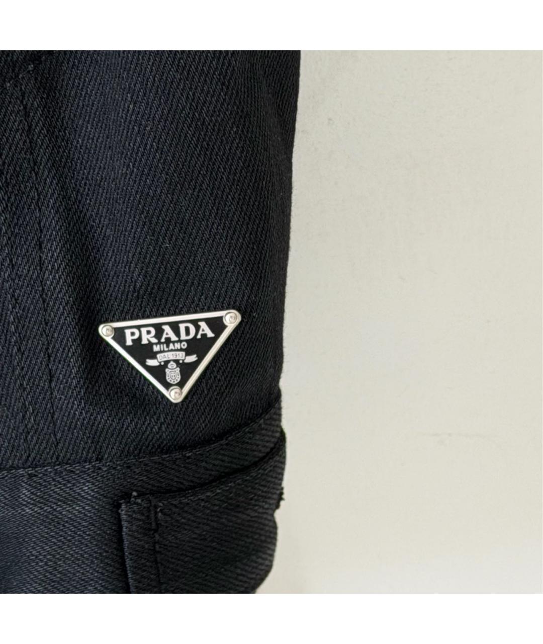 PRADA Черный деним жилет, фото 2
