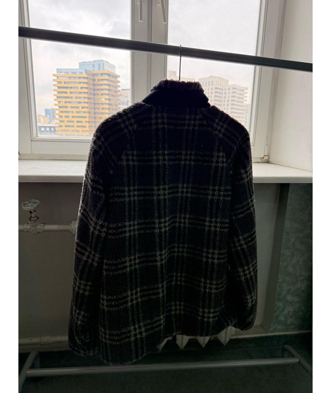 BURBERRY Серая синтетическая куртка, фото 2