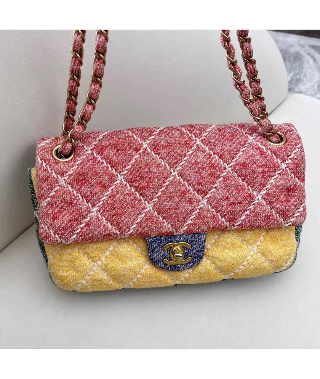 CHANEL Мульти тканевая сумка через плечо, фото 9