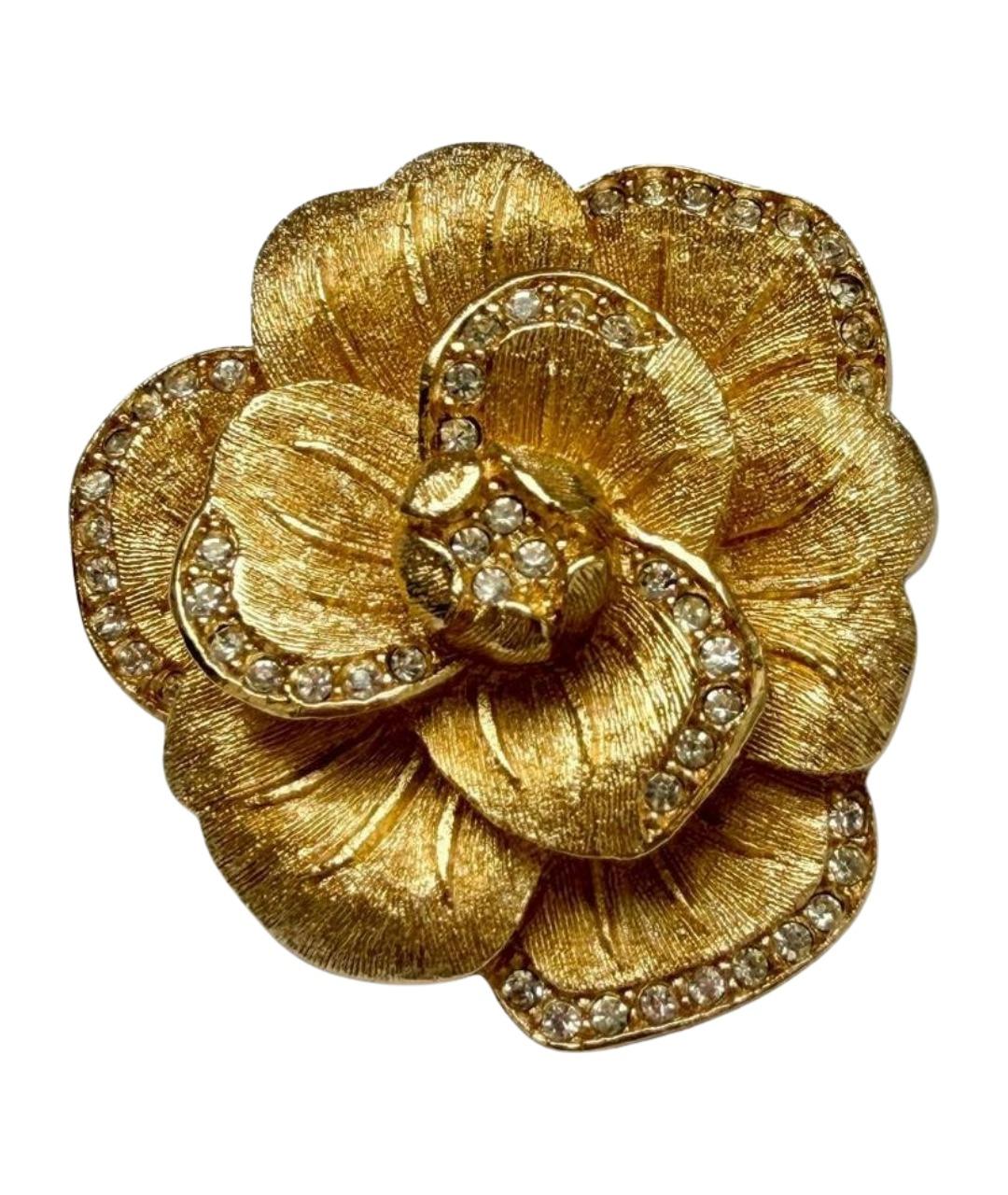 CHRISTIAN DIOR Золотая позолоченная булавка / брошь, фото 1
