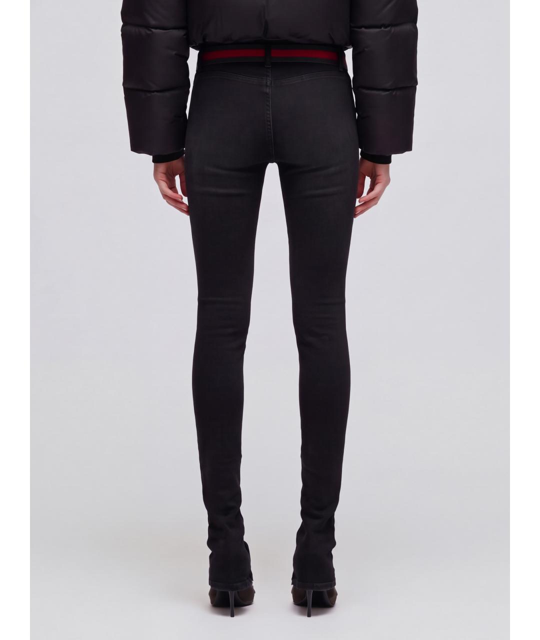 GUCCI Черные хлопковые джинсы клеш, фото 4