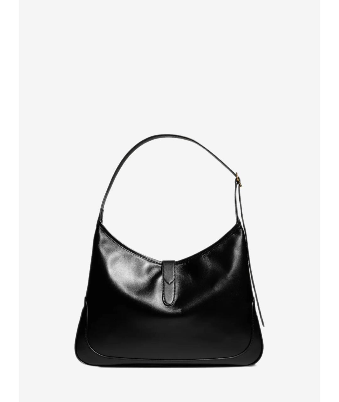 GUCCI Черная кожаная сумка через плечо, фото 3