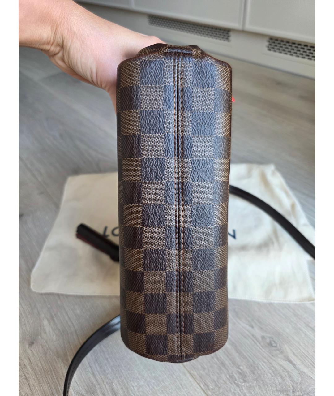 LOUIS VUITTON Коричневая сумка через плечо из канвы, фото 4