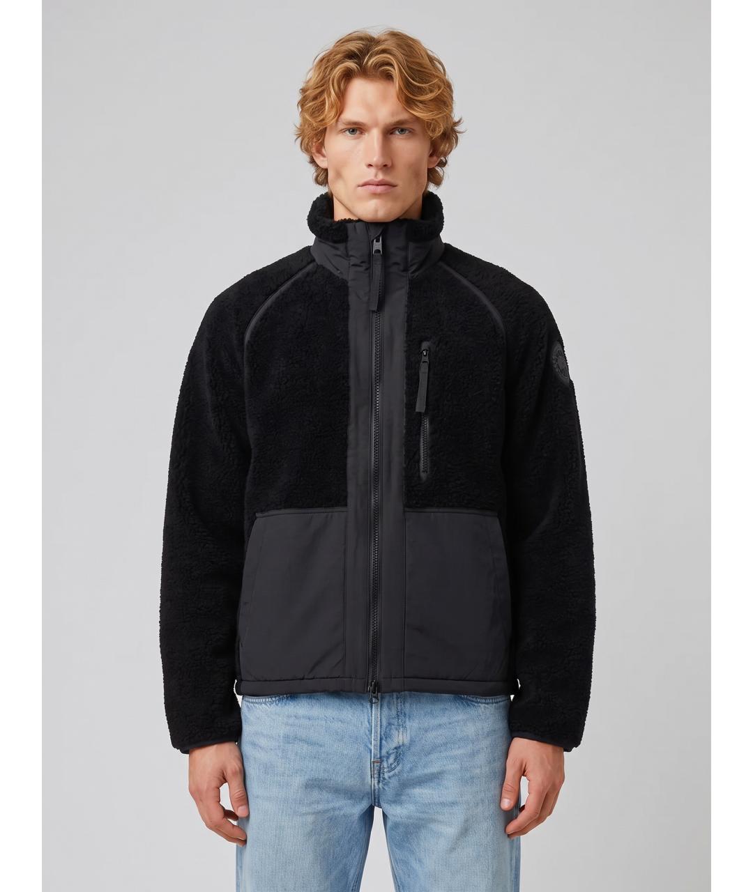 CANADA GOOSE Черная нейлоновая куртка, фото 2