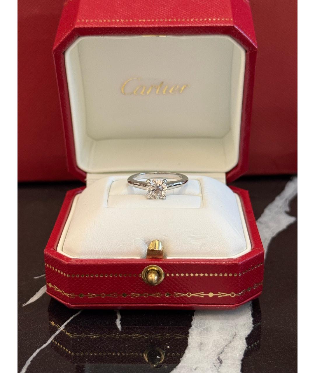 CARTIER Серебряное платиновое кольцо, фото 3