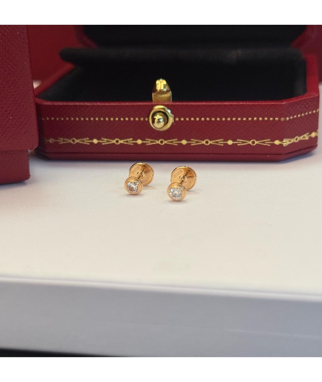 CARTIER Золотые серьги из розового золота, фото 5