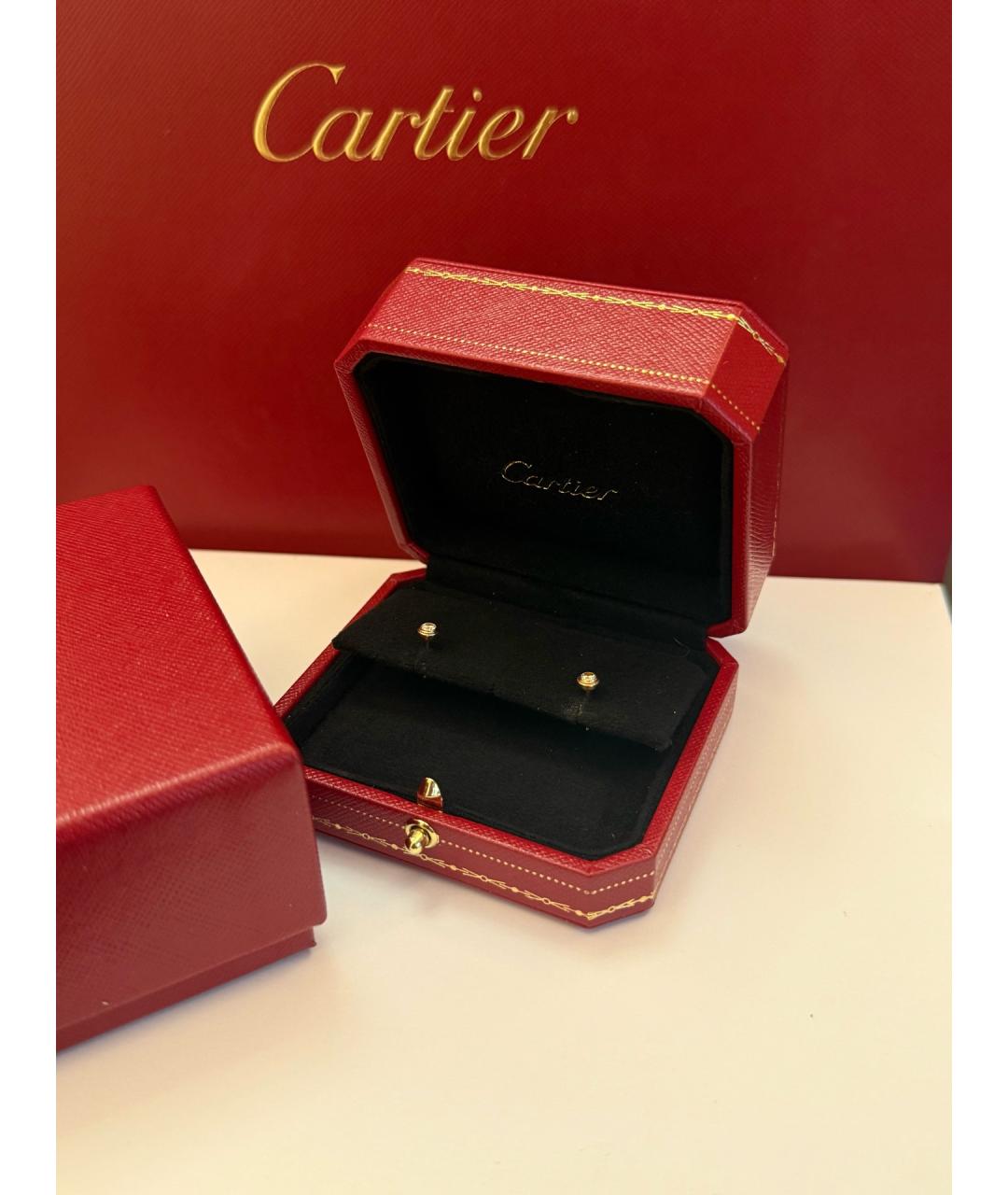 CARTIER Золотые серьги из розового золота, фото 3