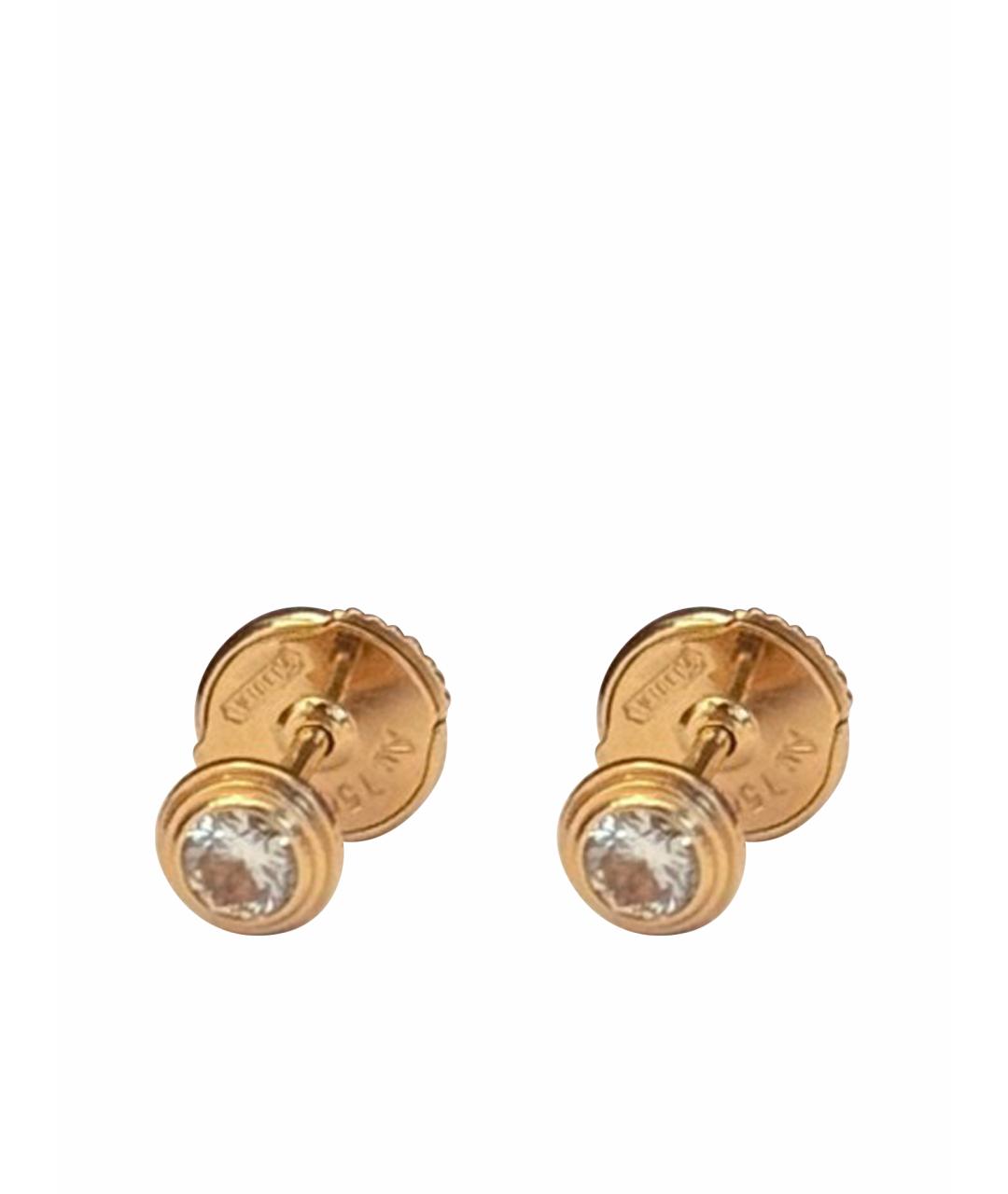 CARTIER Золотые серьги из розового золота, фото 1