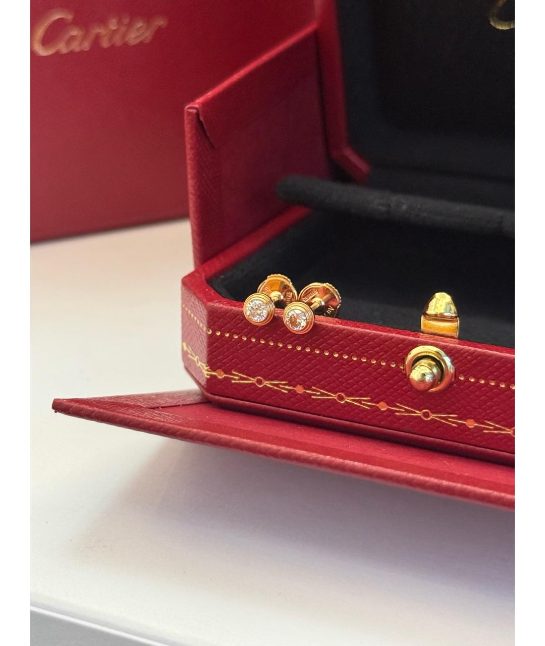 CARTIER Золотые серьги из розового золота, фото 4