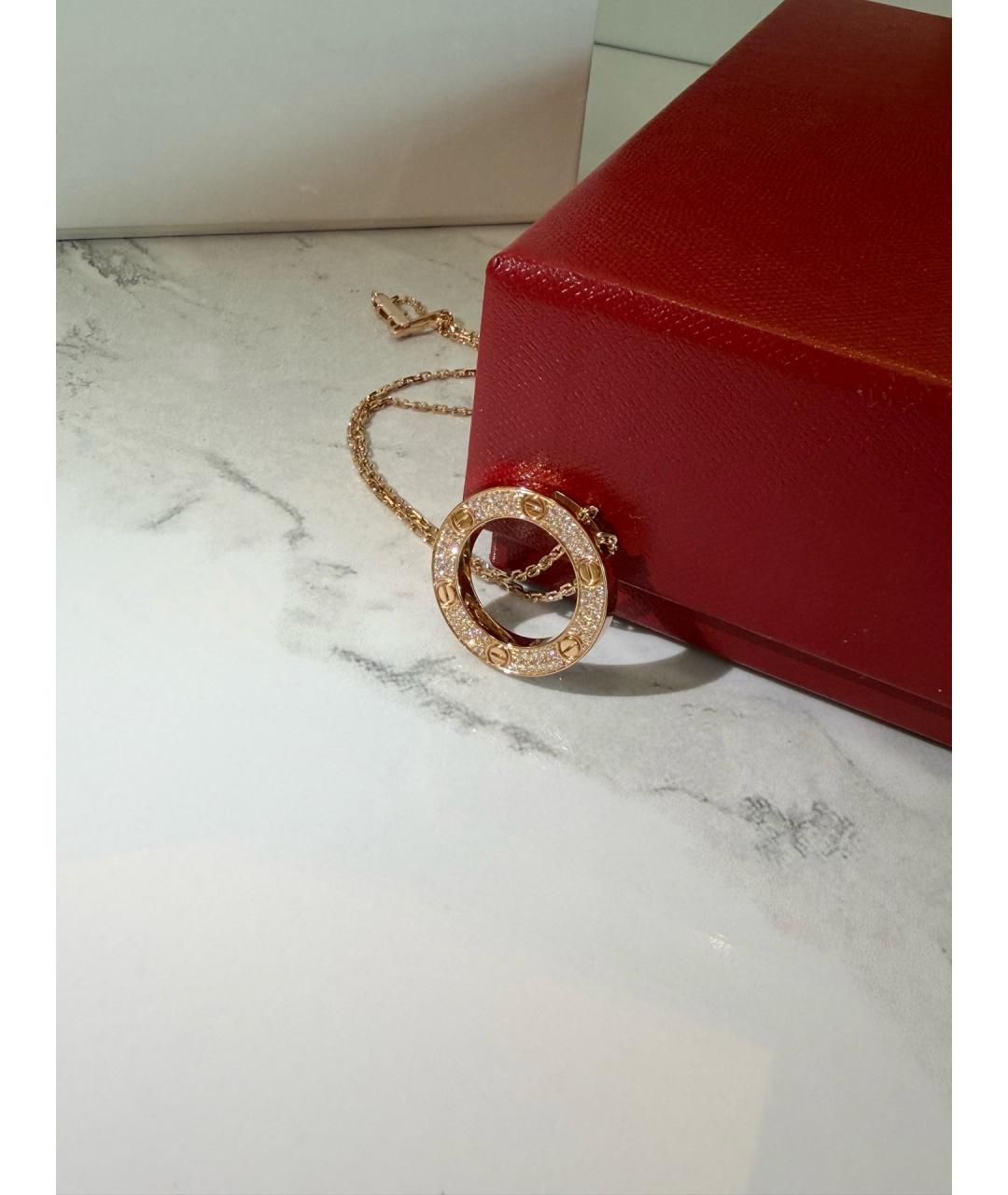 CARTIER Золотое колье из розового золота, фото 3