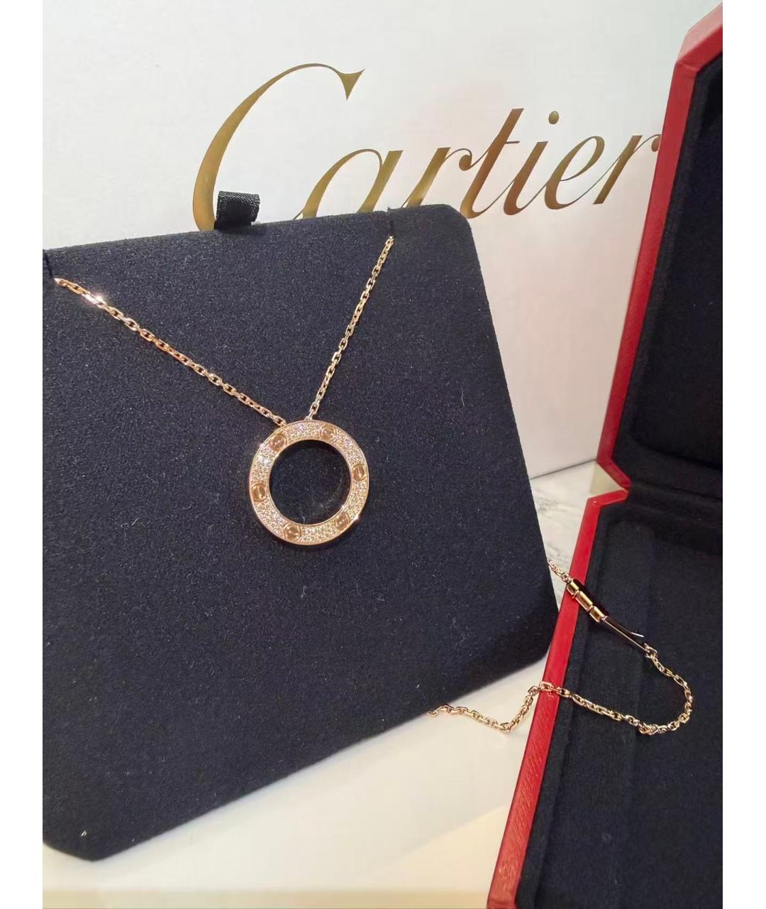 CARTIER Золотое колье из розового золота, фото 8