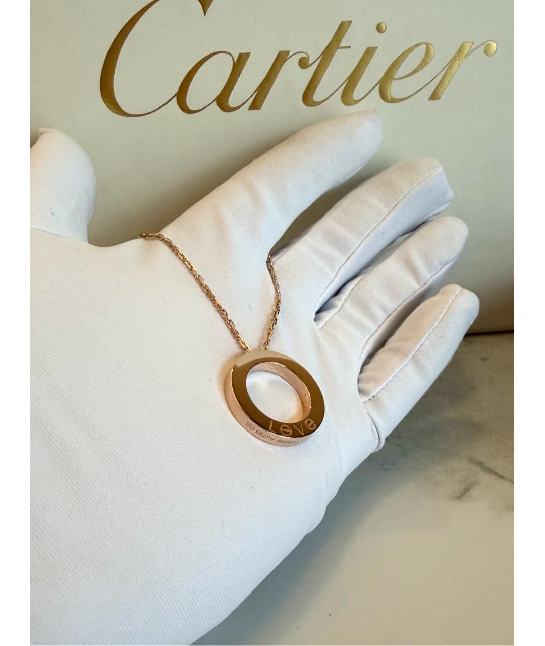 CARTIER Золотое колье из розового золота, фото 4