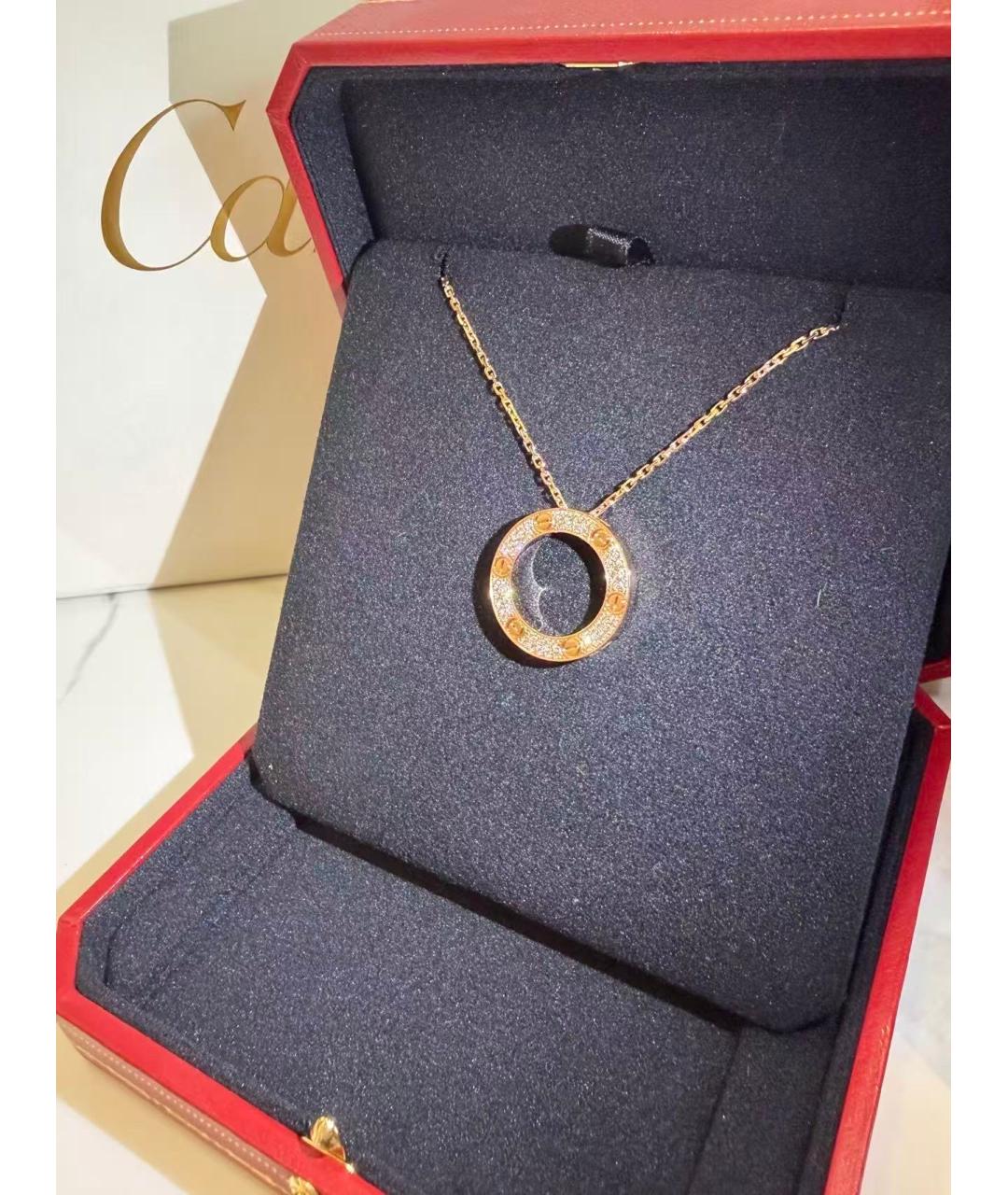 CARTIER Золотое колье из розового золота, фото 2