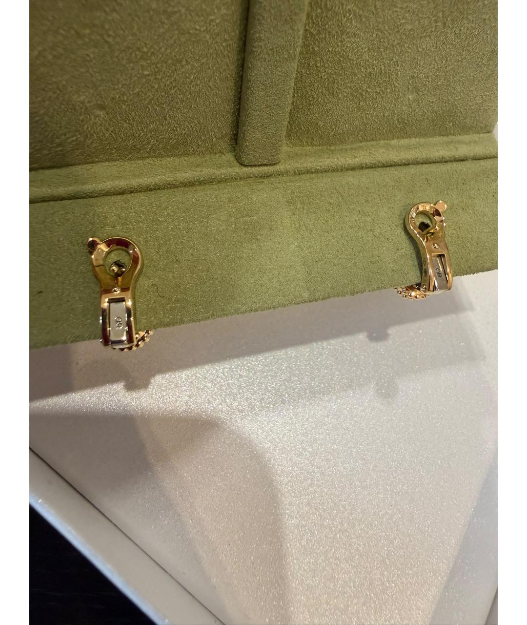 VAN CLEEF & ARPELS Синие серьги из желтого золота, фото 3