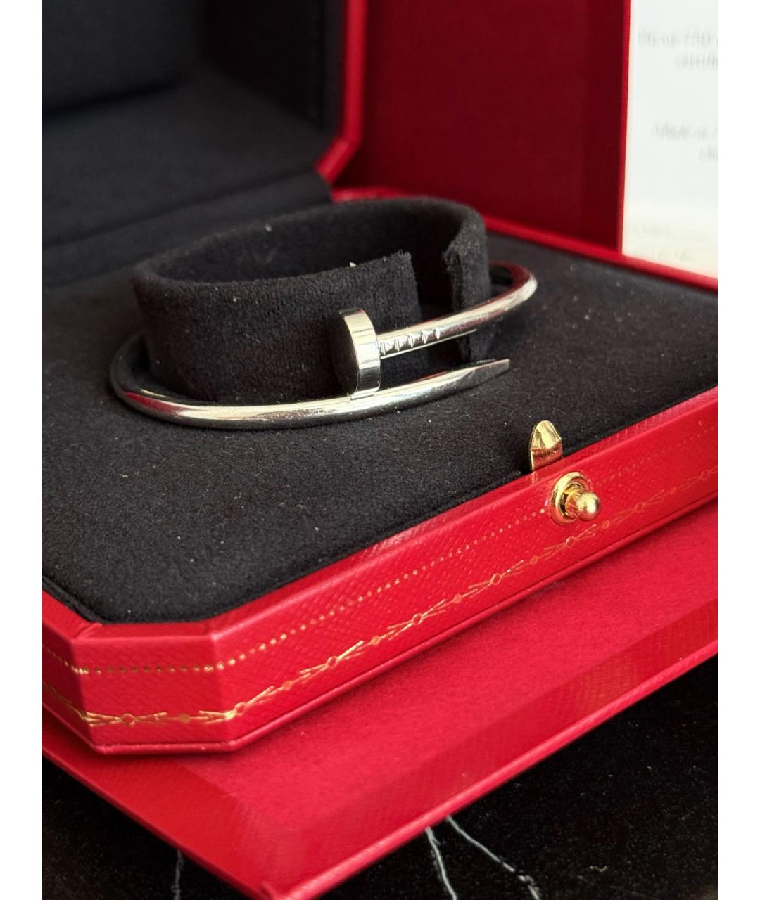 CARTIER Серебряный браслет из белого золота, фото 3